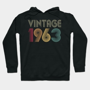 57th Birthday 1963 Gift Vintage Classic Hoodie